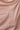 Close-up of draped rose blush fabric