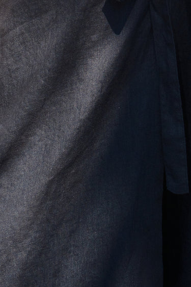 Close-up of jet black  fabric with a subtle texture