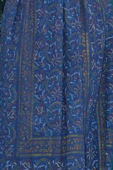 close up of midnight sky handloom tapestry.