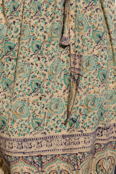 Cassandra Maxi Tapestry Caftan Belted