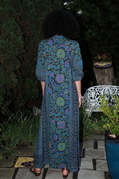 Cassandra Maxi In Twilight Sunflower Tapestry