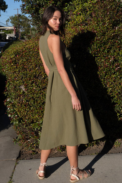 Andre Midi Caftan w/ Obi Belt