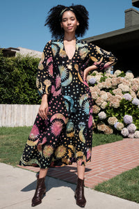 Cass Midi Tapestry Caftan