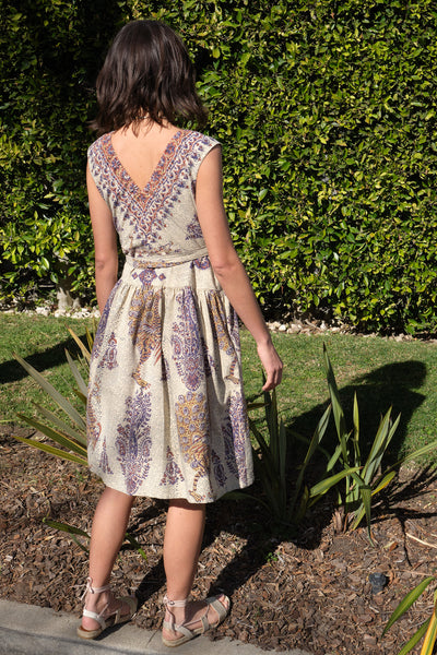 Hanna Tapestry Knee Dress