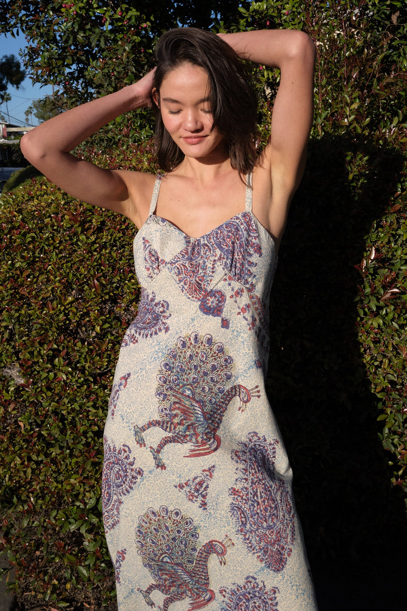 Mayle Maxi Tapestry Slip Dress